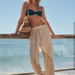 Free People Beach Asymmetrical Skirted Jogger